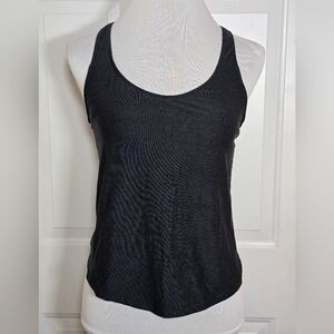 Kona Sol Black Tank Top Small Active Lined